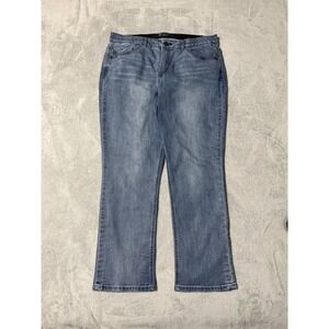 Democracy Womens 16 Girlfriend Relaxed Cuffed Hem Blue‎ Jeans 35x28